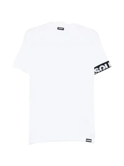 Dsquared2 Logo-patch T-shirt In White