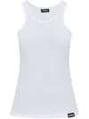 Dsquared2 Logo-patch Tank Top In White