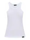 Dsquared2 Logo-patch Tank Top In White