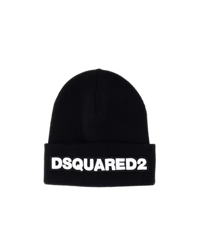 DSQUARED2 DSQUARED2 LOGO EMBROIDERED BEANIE