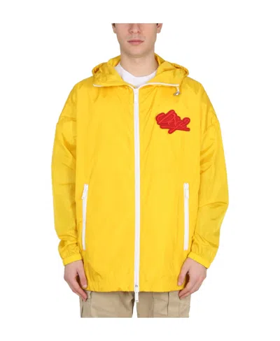 DSQUARED2 DSQUARED2 LOGO PATCH ZIPPED JACKET