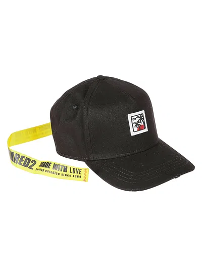 Dsquared2 Logo Patched Baseball Cap In Non Definito