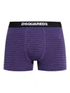 Dsquared2 Logo-pattern Boxers In Purple