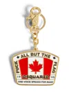 Dsquared2 Logo-pendant Keychain In 金色