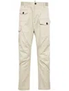 Dsquared2 Logo-plaque Cargo Pants In Tan