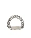 Dsquared2 Logo Plaque Chain Bracelet In Yellow