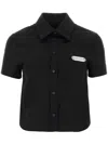 Dsquared2 Dsquared Black Poplin Shirt In Black