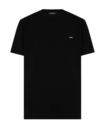 DSQUARED2 DSQUARED2 LOGO PLAQUE CREWNECK T-SHIRT