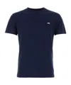 Dsquared2 Cotton Crew Neck T-shirt With Ribbed Detail In Black