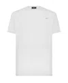 Dsquared2 Ribbed Crew-neck Cool Fit T-shirt In White