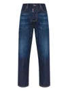 Dsquared2 Belt Loop Denim Trousers In Brown