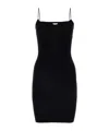 Dsquared2 Black Viscose Blend Mini Dress In Black
