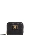 Dsquared2 Logo-plaque Leather Wallet In Black