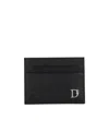 Dsquared2 Logo-plaque Leather Wallet In Black