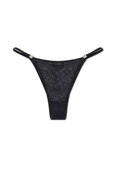 Dsquared2 Transparent Underwear In Black
