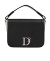 Dsquared2 Logo-plaque Mini Bag In Black