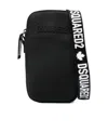 Dsquared2 Logo-plaque Shoulder Bag In Black