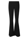 DSQUARED2 LOGO PLAQUE SKINNY FLARED TROUSERS