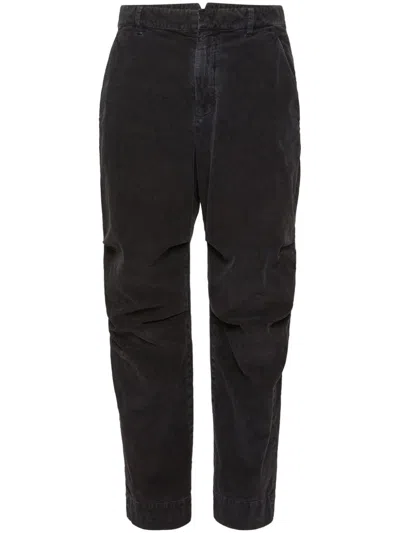 Dsquared2 Logo-plaque Straight-leg Jeans In 黑色
