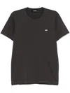 Dsquared2 Logo-plaque T-shirt In Gray
