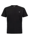 Dsquared2 Black Logo Plaque T-shirt In Black