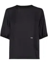 Dsquared2 Logo Plaque T-shirt In Black