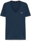 Dsquared2 Cool Fit Cotton T-shirt In Blue