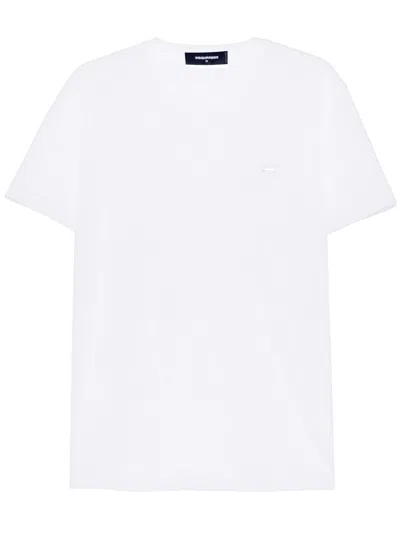 Dsquared2 Logo-plaque T-shirt In White