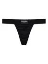 Dsquared2 Logo-plaque Thong In Black