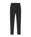 Dsquared2 Tailored Tapered Trousers In Black