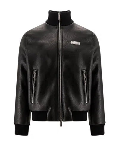DSQUARED2 DSQUARED2 LOGO PLAQUE ZIPPED JACKET