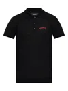Dsquared2 Knit Polo Shirt In Black