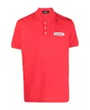 Dsquared2 Logo Polo Shirt In Orange
