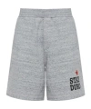 Dsquared2 Logo-print Athletic Shorts In Gray