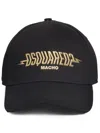 Dsquared2 Logo Print Baseball Cap In Black