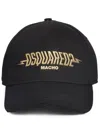 Dsquared2 Logo Print Baseball Cap In Black