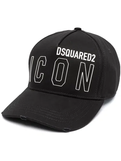 Dsquared2 Logo-print Baseball Cap In Black