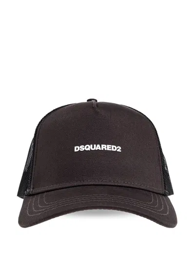 Dsquared2 Logo-print Baseball Cap In Brown