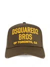 Dsquared2 Logo-print Baseball Cap In Green