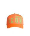 Dsquared2 Logo-print Baseball Cap In Orange