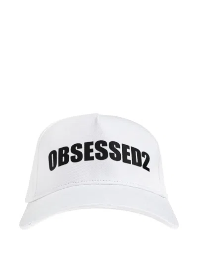 Dsquared2 Logo-print Baseball Cap In White