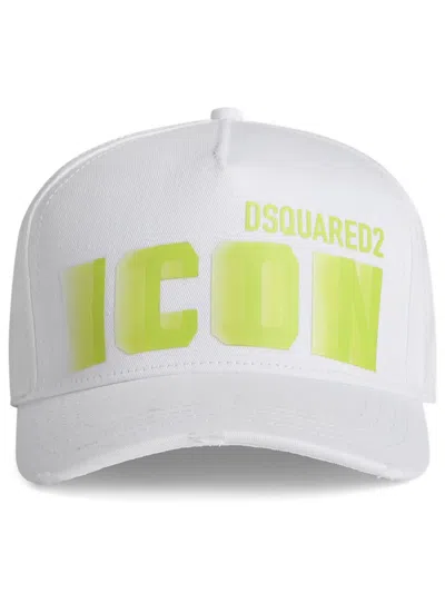Dsquared2 Baseballkappe Mit Logo-print In White