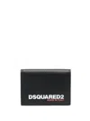 Dsquared2 Logo-print Bifold Wallet In Nero