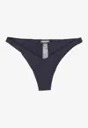 Dsquared2 V-front Elastic Waist Swim Brief In Blue