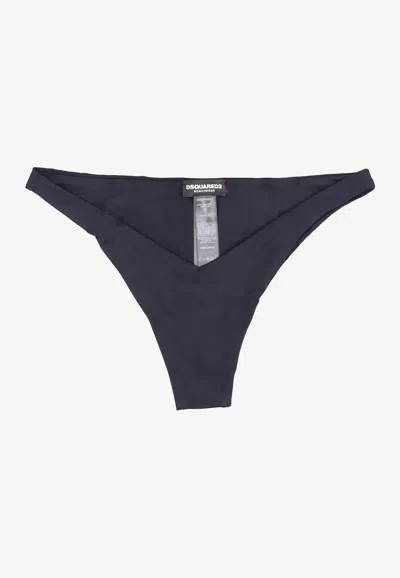 DSQUARED2 LOGO PRINT BIKINI BOTTOM