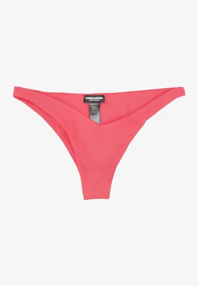 DSQUARED2 LOGO PRINT BIKINI BOTTOM