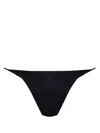 Dsquared2 Logo-print Bikini Bottoms In Black