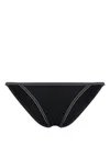 Dsquared2 Logo-print Bikini Bottoms In Black