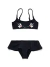 Dsquared2 Logo-print Bikini Set In Black