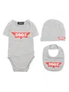 Dsquared2 Logo-print Body Set In Grey